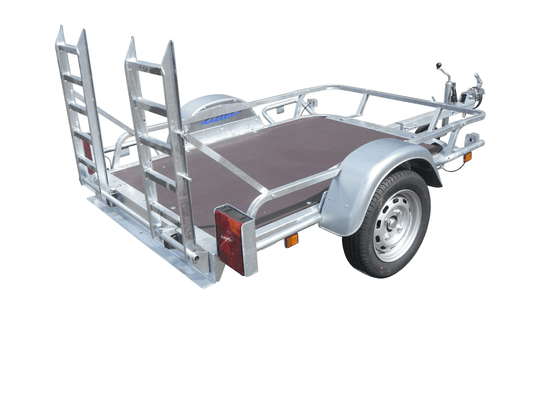 Materiels - Remorque voiture - PETIT CHASSIS SEUL 178x126 PTAC 500 kg partiellement démontée