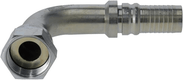 Raccord à sertir 4SH-DN25-1,7/16" ORFS-90°