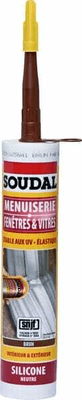 Chimie - Chimie divers - silicone Menuiserie marron 300mL