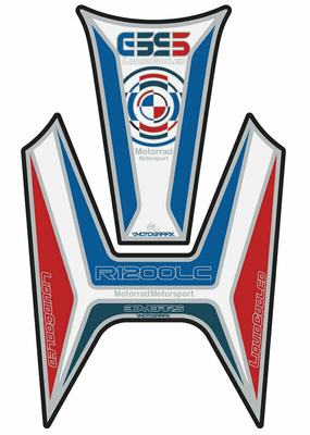 Pièces Quad & Motos - Equipement véhicule - Protection de réservoir MOTOGRAFIX 2 pcs bleu/rouge/blanc BMW R1200GS