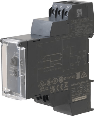 Pièces agricoles - Electricité - Timer star-delta, 24-240Vac/dc, 0-30s