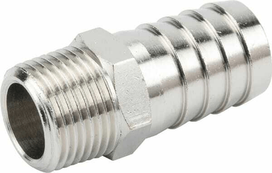 Pièces agricoles - Pièce pneumatique - Embout de tuyau 16 mm x 3/8"