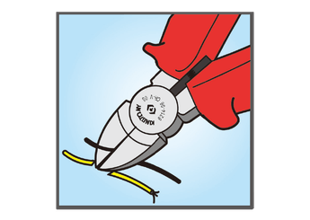 Outils - Outils divers - Pince coupante diagonale 165mm isolée VDE EN60900