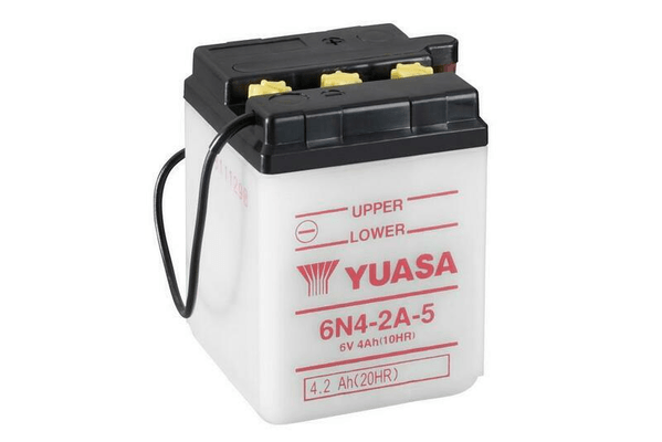 Pièces Quad & Motos - Electrique - Batterie YUASA conventionnelle sans pack acide - 6N4-2A-5