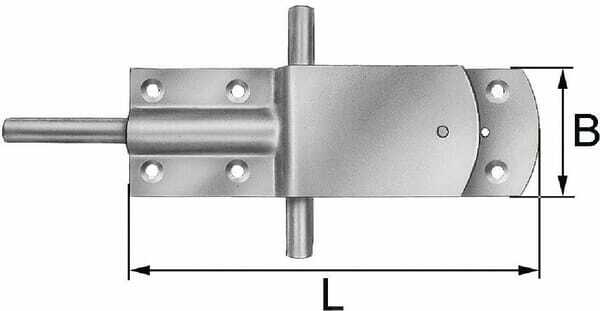 Pièces agricoles - Fasteners - Serrure de porte, porcherie