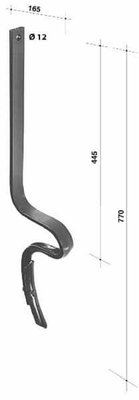 Pièces agricoles - Travail du sol - Effaceur de traces 770x40x10