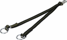 Floor belt double, 75cm with spring hook