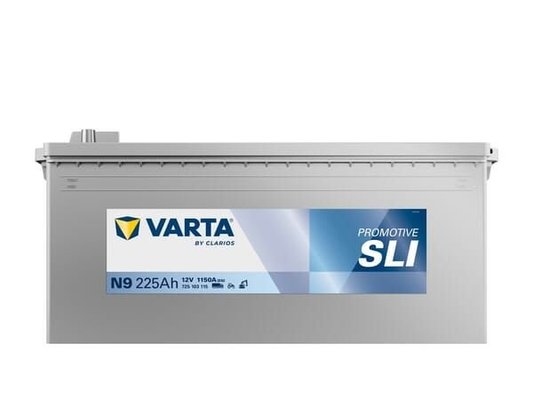 Pièces agricoles - Eclairage - Battery 12V 225Ah 1150A N9 VARTA Promotive SLI