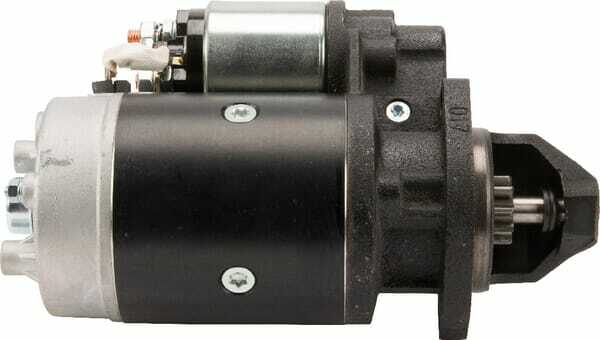 Pièces agricoles - Eclairage - Démarreur 12V 2.5kW 9 dents avec réducteur, Kramp