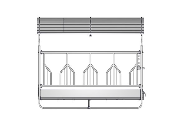 Materiels - Râtelier - PACK DE 2 RATELIER BIG BALL TYPE FESTON AVEC 3 POINTS