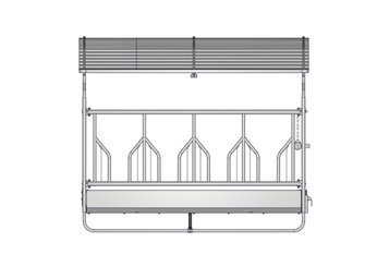 Materiels - Râtelier - PACK DE 2 RATELIER BIG BALL TYPE FESTON AVEC 3 POINTS