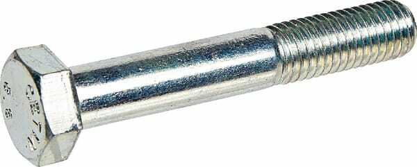 Pièces agricoles - Machines - Vis M12x75-8,8 zinc DIN931-A