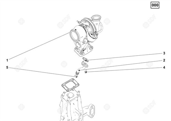 Pièces agricoles - Pieces moteur - turbocompresseur