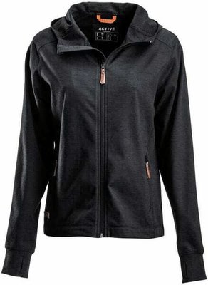 Vêtements et protections - Vêtement  - Polaire zippé avec capuche femme, anthracite 3XL