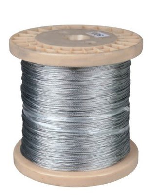 Pièces agricoles - Cloture,Jardin & Sylviculture - CABLE ACIER GALVA 200 M