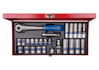 Outils - Outils divers - Coffret douilles 3/8" 26 pièces