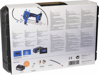Pièces agricoles - Outils atelier - Pistolet à graisse sur batterie 20V 2Ah