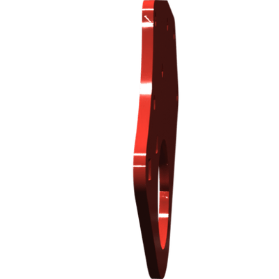 Pièces agricoles - Pièce divers - plaque de roulement peinte