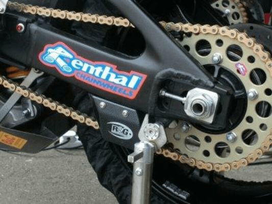 Pièces Quad & Motos - Equipement véhicule - Protège couronne (dent de requin) R&G RACING ABS look carbone