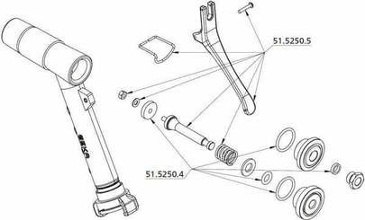 Pièces agricoles - Hydraulique - Pistolet alu/laiton Geka