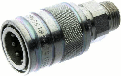 Pièces agricoles - Hydraulique - Coupleur fem 3/8-M18X1,5-12L