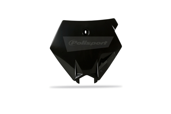 Pièces Quad & Motos - Plastiques - Plaque numéro frontale POLISPORT noir KTM