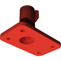 Pièces agricoles - Pièce divers - plaque de support soudée -peinte-