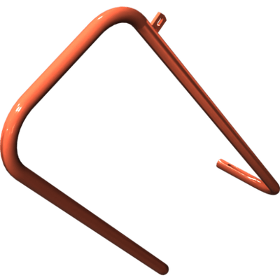 Pièces agricoles - Pièce divers - garde-corps soudé au droit -peint-