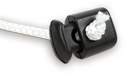 Pièces agricoles - Pièce divers - Arrêt de câble, simple, pour câble Ø 5-7 mm, plastique noir