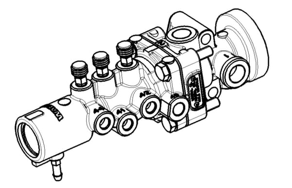 Pièces agricoles - Pièce divers - Soupape de remorque
