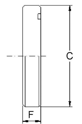 Pièces agricoles - Hydraulique - Bride borgne SAE 3000 3"