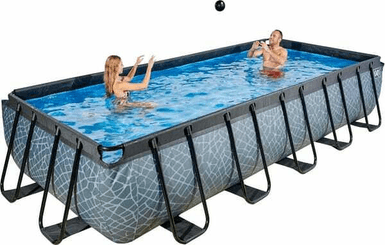 Loisirs - Jouets - Piscine hors-sol 5,4x2,5x1 m pierre