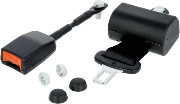 Pièces agricoles - Pièce divers - Ceinture de sécurité noire rétractable 2 points