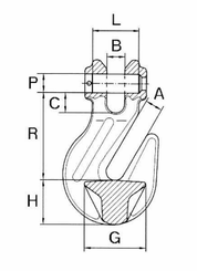 Pièces agricoles - Outils atelier - Crochets parallèles 5T