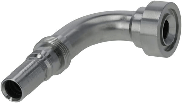 Pièces agricoles - Hydraulique - Raccord à sertir 4SH-DN20 bride Ø 41,3 mm 90°