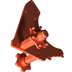 Pièces agricoles - Pièce divers - Cadre de roue gauche soudé -peint-