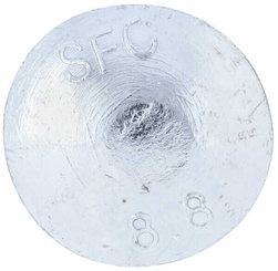 Pièces agricoles - Fasteners - Vis TRCC DIN603 M8x90 8.8