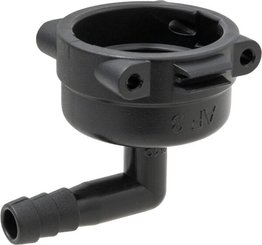 Pièces agricoles - Pièce Pulvérisateur - Raccord à fourche, femelle 90° AF3, embout de tuyau 10 mm