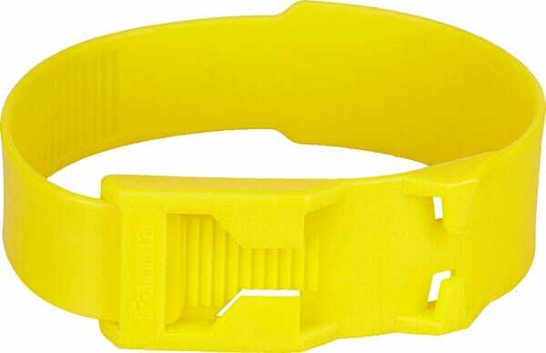Pièces agricoles - Cloture,Jardin & Sylviculture - Bracelet plastique jaune