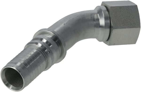 Pièces agricoles - Hydraulique - Raccord à sertir 4SH-DN25-1,5/16" UNF-45°