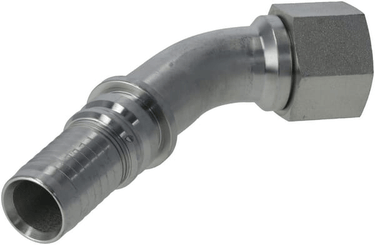 Pièces agricoles - Hydraulique - Raccord à sertir 4SH-DN25-1,5/16" UNF-45°