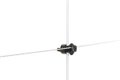 Isolateur avec tige à visser noir pour piquet 4/10 mm (250x)