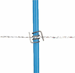 Pièces agricoles - Cloture,Jardin & Sylviculture - 10 Ressorts inox piquet PVC