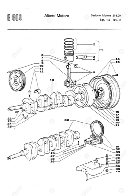 Pièces agricoles - Pieces moteur - PISTON