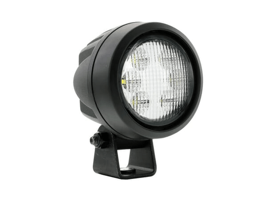 Pièces agricoles - Eclairage - Phare de travail LED, 29W, 2800lm, ronde, 12-24V, Ø 91mm, Flood, 6 LED, Deutsch plug, SL-RL / SLA-RLA