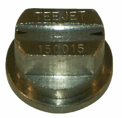 Pièces agricoles - Pièce Pulvérisateur - Buse à double jets TQ 150° 15 argent acier inoxydable TeeJet