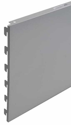 Pièces agricoles - Magasin - Panneau non perforé 30x66,5 blanc/alu