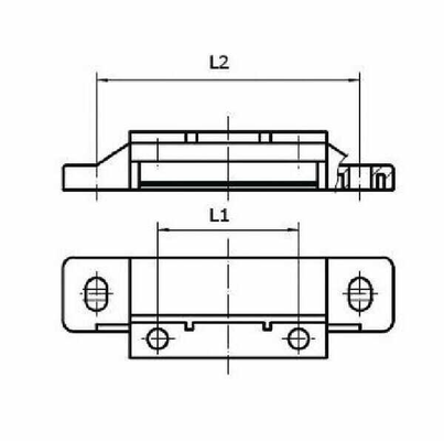 Pièces agricoles - Electricité - Jeu de fixations sur pied 90 S