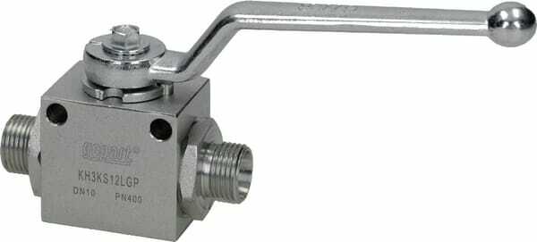 Pièces agricoles - Hydraulique - Vanne à bille 3/2-L - M18x1/5