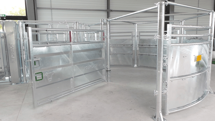 Materiels - Accessoires 100Kg-200Kg - BARRIERE -D- DE CONTENTION TOLEE REGLABLE 2.50M/3M V2